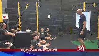 Cancer Survivor Dan Kosick Speaks to Athletes