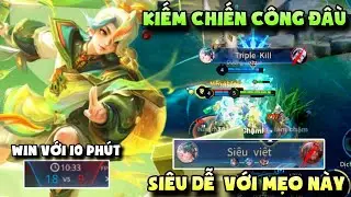 Top Yan CHỈ MẸO Kiếm Chiến C&ocirc;ng Đầu Si&ecirc;u Dễ Để Leo Rank Hiệu Quả Hơn - Li&ecirc;n Qu&acirc;n Mobile