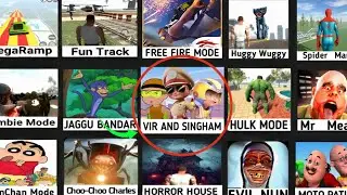 VIR AND LITTLE SINGHAM MODE - INDIAN BIKES DRIVING 3D NEW MODE NEW UPDATE वीर और लिटिल सिंघम CARTOON