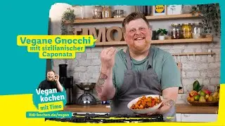 Vegan kochen mit Timo: Vegane Gnocchi Rezept mit Caponata