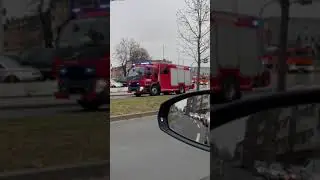 Einsatzfahrt zum BMA L&ouml;schzug Stadtmitte Stadt D&uuml;ren