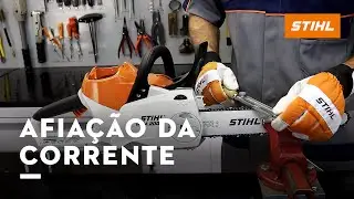 Como afiar corrente da sua motosserra