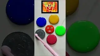 color mixing coin colorful magic video 🥶🙄🥶#shortvideo #colormixing #viral #style
