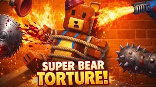They DESTROYED SUPER BEAR ADVENTURE in KICK THE BUDDY 🤯