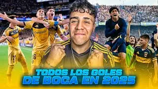 REACCIONANDO A TODOS LOS GOLES DE BOCA EN EL 2025⚽️💙💛