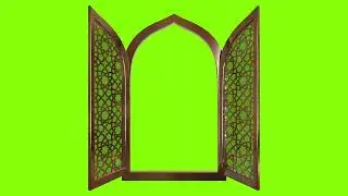 3D Window Animation Loop | Green Screen Background | Screensaver | Royalty Free