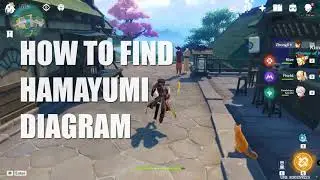 Genshin Impact - Inazuma - Version 2.0 - How to find Hamayumi Diagram