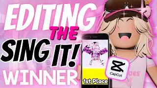 I make an EDIT for the WINNER of Roblox Karaoke (SING IT!)