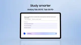 Tab into work. Tab into play | Galaxy Tab S10 FE | Tab S10 FE+ | Samsung