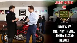 Sameer Mark interacting with Jimmy Mistry, CMD, Della Group