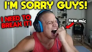 Tyler1 BREAKS HIS NEW HEADSET MIC