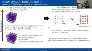 Prediction of solid solution strengthening of alloys from the first principles.