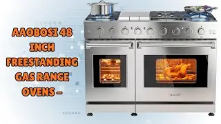 Bake, Grill, and Sear Easily &ndash; AAOBOSI Double Oven Range &ndash; REVIEW