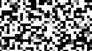 Small Black & White Block Fractal Noise