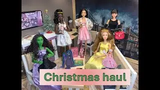 Christmas haul 2024: Barbie, Wicked, and Hobby Lobby doll clothes.  Barbie Airplane and doll storage