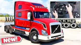 I Bought a BRAND NEW Volvo VNL 780 Truck! - American Truck Simulator | Thrustmaster Wheel & Shifter