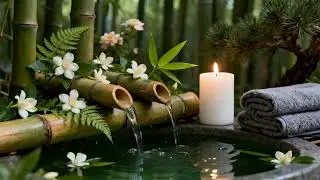 Soothing Relaxing Music 🌹 Peace of Mind, Anxiety Relief,Spa Relax Water,Relax Sleep Day Full 10