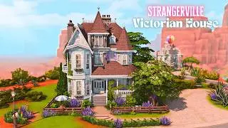 Pastel Victorian Family Home in StrangerVille 🔮 🌵 | Sims 4 Stop Motion | NOCC