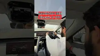 Mahindra be6 pack 2 electric car 0-100 test #shorts