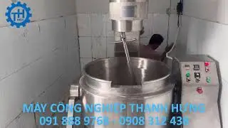 CHẢO XÀO NHÂN BÁNH TRUNG THU CAO CẤP: NGHIÊNG ĐỔ BẰNG NHẤN NÚT+ CÁNH KHUẤY LỆCH TÂM + MẪU MỚI ĐẸP