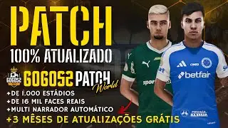 GOGOSZ PATCH V9 WORLD / ESSE &Eacute; O MELHOR PATCH PARA O PES 2021 100% ATUALIZADO COM +DE 1.000 EST&Aacute;DIOS