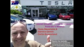 Australia's Newest Tesla Showroom Model Y Test Drive & Service Centre GRAND OPENING Upper Mt Gravatt