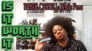Unboxing and Review of #fabercastell  PITT White Pens