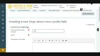 How to add user profile fields in Moodle?