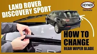 Rear Wiper Blade On Land Rover Discovery Sport How To Remove Old Wiper And Fit New Back Window Wiper