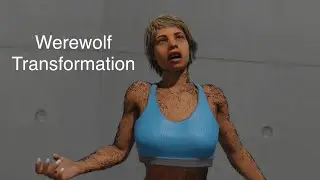 FEMALE WEREWOLF TRANSFORMATION