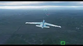 Training map flying the Su-25T plane in Dcs