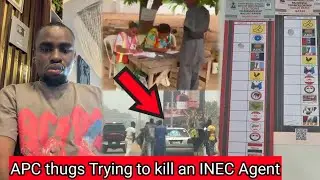 APC Thugs Harassing INEC Officials At The AMAC Chairmanship & Counsilor Elections In Abuja 
