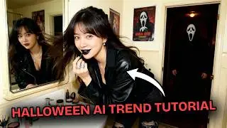 How to Do GhostFace AI Trend 👻 | Halloween AI Photo Trend Tutorial Step by Step