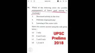 UPSC Prelims Previous Year Paper Analysis | Environment Shankar IAS