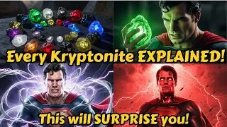 All Types of Kryptonite Explained | How Each One Affects Superman (Green, Red, Black, Gold & More!)