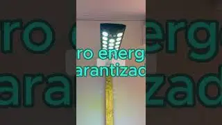 foco 1200 con panel solar
