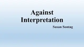 Susan Sontag, 