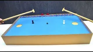 How to make a football with magnets made of cardboard Desktop Game from Cardboard