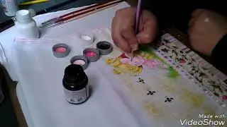 Pintando Leitão da turma do Pooh