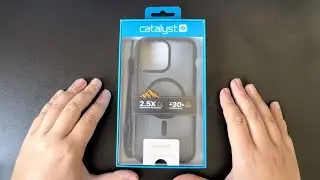 Catalyst Influence Case MagSafe stealth black iPhone 15 Pro Max - unboxing - review soon