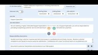 JobsReach Live Demo -  AI Job Creation
