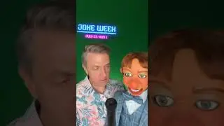 Jimmy Roman The King of (Bad) Comedy helps me with joke week #ventriloquist #comedy #badjokes