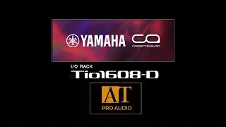 YAMAHA TIO1608-D STAGEBOX E INTERFACE DE AUDIO DANTE - AT PROAUDIO BRASIL