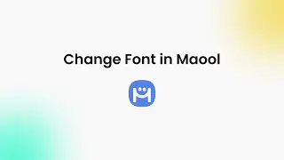 How to change fonts in email template on Maool - Free Email Editor