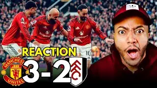 SEȘKO WINS IT IN 94TH MIN! 😱 Man United 3-2 Fulham | URKG Reacts