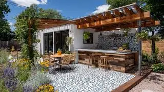 2025 Outdoor Kitchen Goals Reclaimed Wood & Spanish Inspired Design