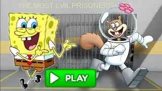 SPONGEBOB BIG GUY PANTS OK PRISON RUN! (OBBY) - Sandy Escapes Spongebob! | Goat Gaming