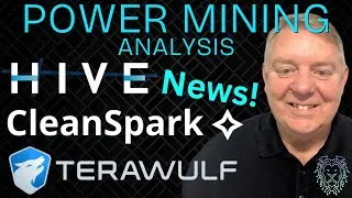 CleanSpark & TeraWulf Earnings | HIVE Production & News | CLSK, WULF & HIVE Stock News | BTC Mining