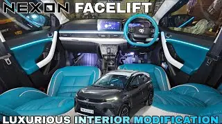 TATA NEXON FACELIFT CREATIVE ➕️ UPGRADED WITH PERSIAN GREEN LUXURIOUS INTERIOR 📞98201 87037