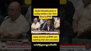 Marcoleta ginisa c Vince Dizon#dpwh#issue#corruption#senate#trending#shortsviral#shorts